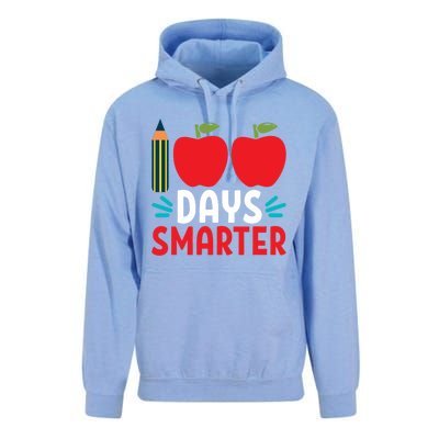 100 Days Smarter 100th Day Of School Gift Unisex Surf Hoodie