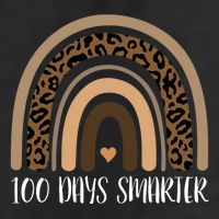 100 Days Smarter 100th Day Of School 7 Panel Mesh Trucker Snapback Hat