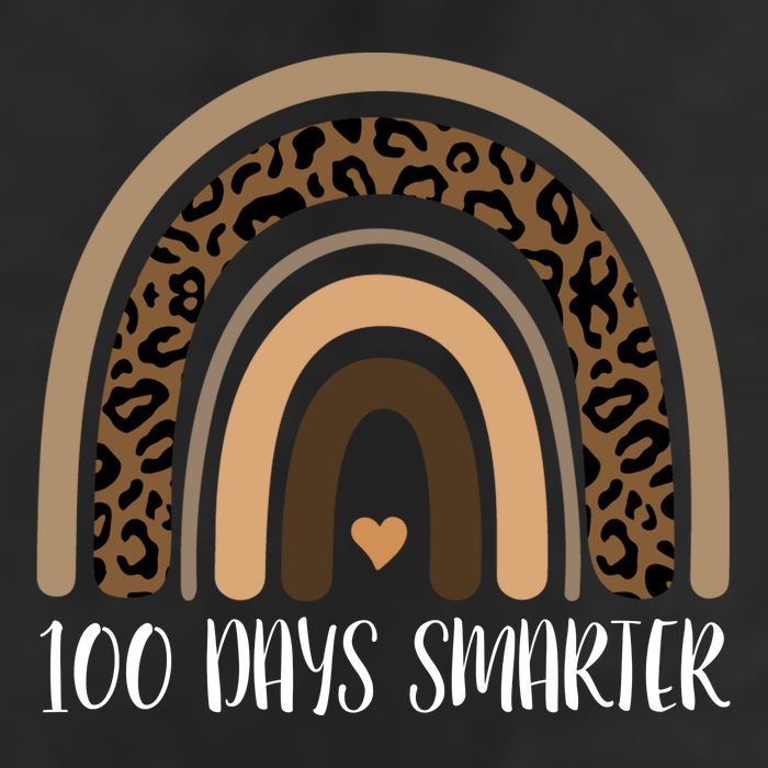 100 Days Smarter 100th Day Of School 7 Panel Mesh Trucker Snapback Hat