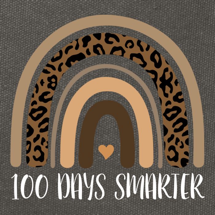100 Days Smarter 100th Day Of School Cotton Canvas Backpack