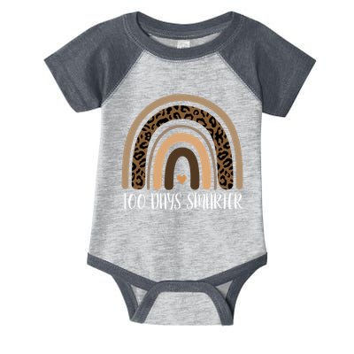 100 Days Smarter 100th Day Of School Infant Baby Jersey Bodysuit