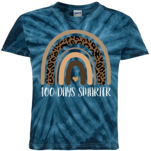 100 Days Smarter 100th Day Of School Kids Tie-Dye T-Shirt