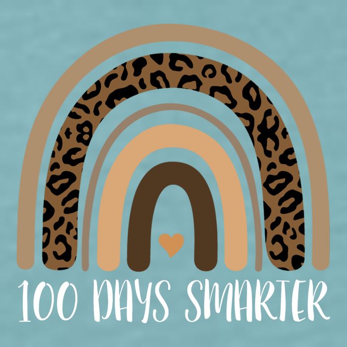 100 Days Smarter 100th Day Of School Sueded Cloud Jersey T-Shirt