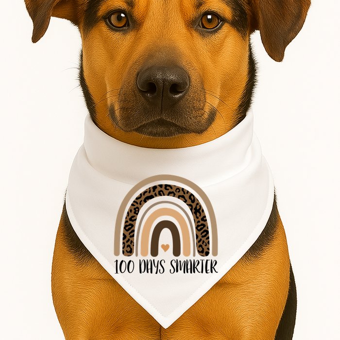 100 Days Smarter 100th Day Of School USA-Made Doggie Bandana