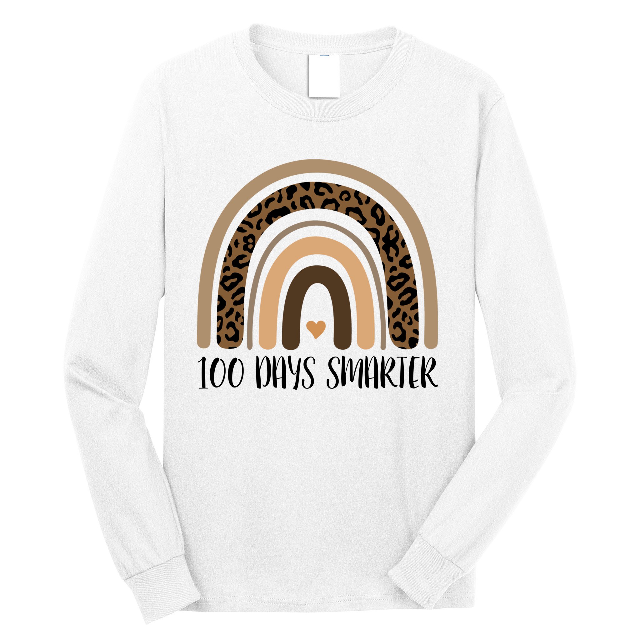 100 Days Smarter 100th Day Of School Long Sleeve Shirt