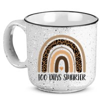 100 Days Smarter 100th Day Of School 15oz Campfire Ceramic Mug