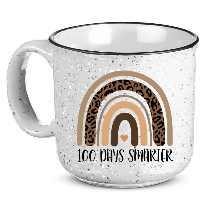 100 Days Smarter 100th Day Of School 15oz Campfire Ceramic Mug