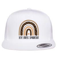 100 Days Smarter 100th Day Of School Flat Bill Trucker Hat