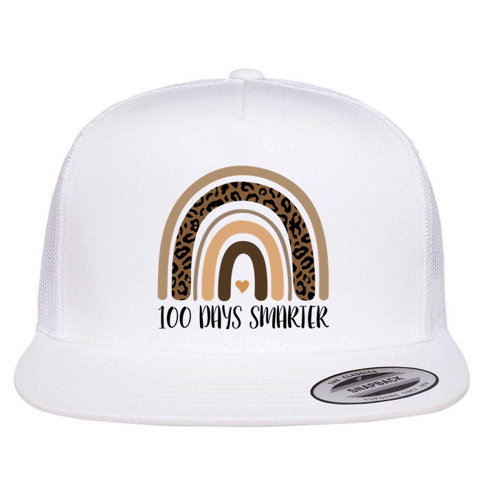 100 Days Smarter 100th Day Of School Flat Bill Trucker Hat