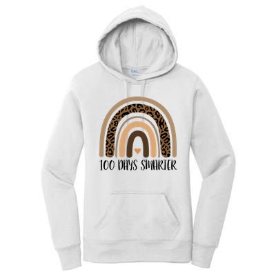 100 Days Smarter 100th Day Of School Women's Pullover Hoodie
