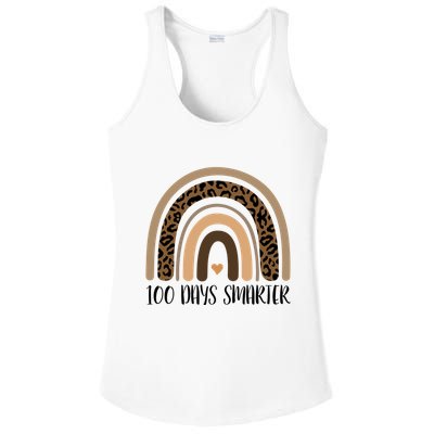 100 Days Smarter 100th Day Of School Ladies PosiCharge Competitor Racerback Tank