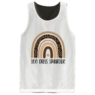 100 Days Smarter 100th Day Of School Mesh Reversible Basketball Jersey Tank