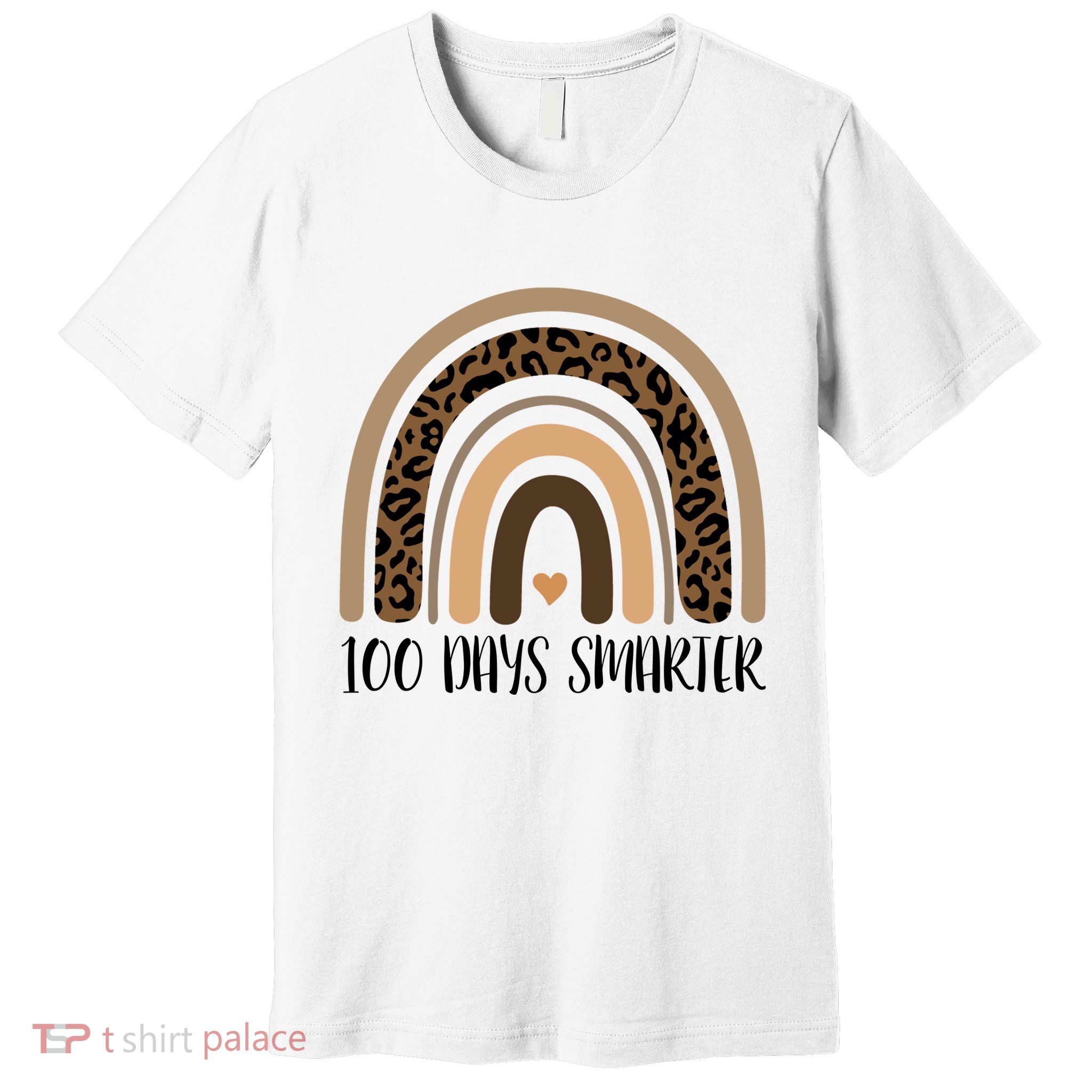 100 Days Smarter 100th Day Of School Premium T-Shirt