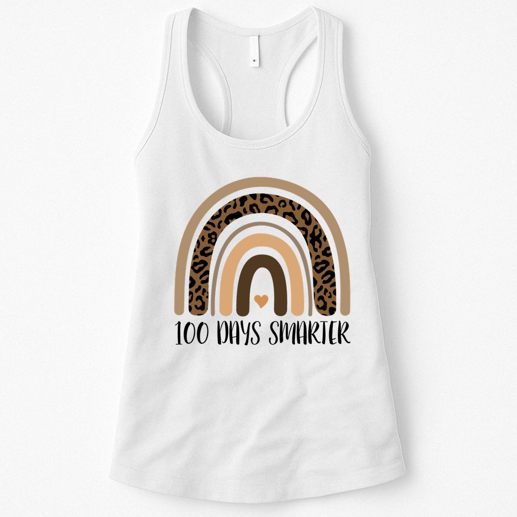 100 Days Smarter 100th Day Of School Womens Tank Top