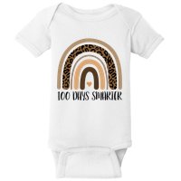 100 Days Smarter 100th Day Of School Baby Bodysuit