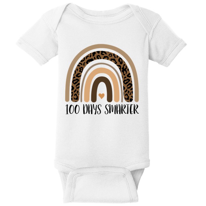 100 Days Smarter 100th Day Of School Baby Bodysuit