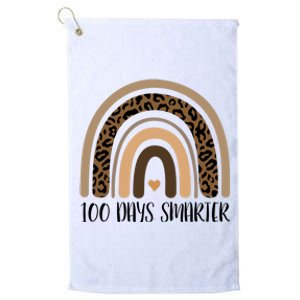 100 Days Smarter 100th Day Of School Platinum Collection Golf Towel