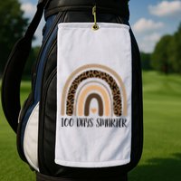 100 Days Smarter 100th Day Of School Golf Towel