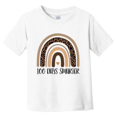 100 Days Smarter 100th Day Of School Toddler T-Shirt