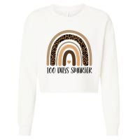 100 Days Smarter 100th Day Of School Cropped Pullover Crew