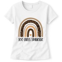 100 Days Smarter 100th Day Of School Womens T-Shirt