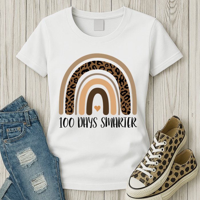 100 Days Smarter 100th Day Of School Womens T-Shirt