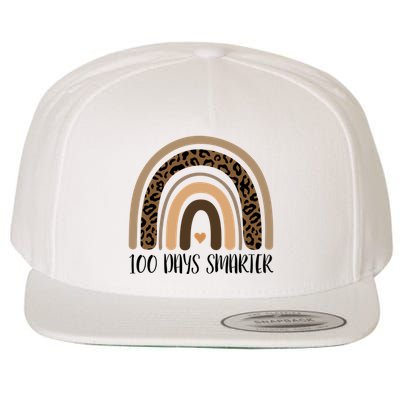 100 Days Smarter 100th Day Of School Wool Snapback Cap