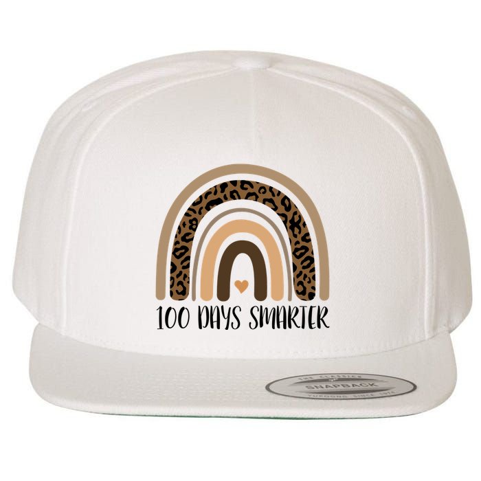 100 Days Smarter 100th Day Of School Wool Snapback Cap