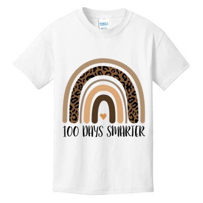 100 Days Smarter 100th Day Of School Kids T-Shirt