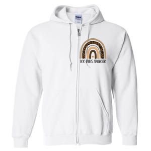 100 Days Smarter 100th Day Of School Full Zip Hoodie