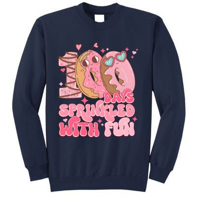 100 Days Sprinkled With Fun Donuts Tall Sweatshirt