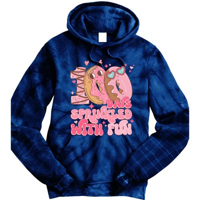 100 Days Sprinkled With Fun Donuts Tie Dye Hoodie