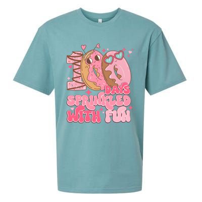 100 Days Sprinkled With Fun Donuts Sueded Cloud Jersey T-Shirt