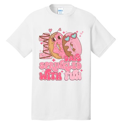 100 Days Sprinkled With Fun Donuts Tall T-Shirt