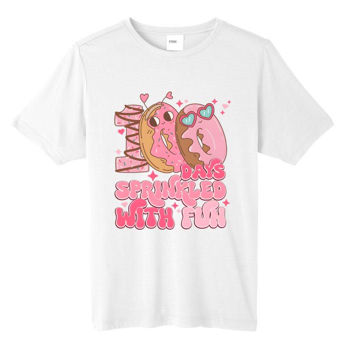 100 Days Sprinkled With Fun Donuts Tall Fusion ChromaSoft Performance T-Shirt