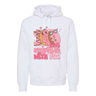 100 Days Sprinkled With Fun Donuts Premium Hoodie