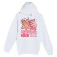 100 Days Sprinkled With Fun Donuts Premium Pullover Hoodie