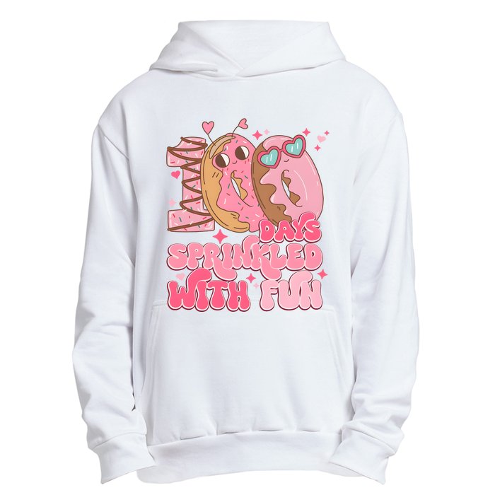 100 Days Sprinkled With Fun Donuts Urban Pullover Hoodie