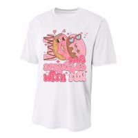 100 Days Sprinkled With Fun Donuts Performance Sprint T-Shirt