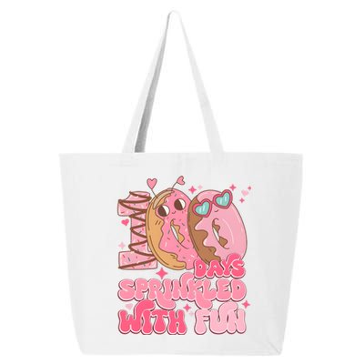 100 Days Sprinkled With Fun Donuts 25L Jumbo Tote