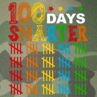 100 Days Smarter Cute Funny 100th Day Of School Legacy Tie Dye Trucker Hat