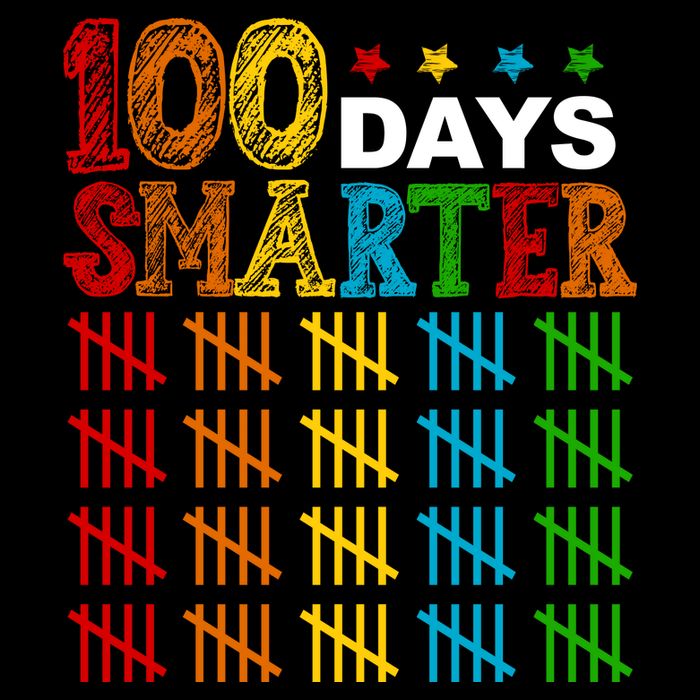 100 Days Smarter Cute Funny 100th Day Of School Performance Shirt