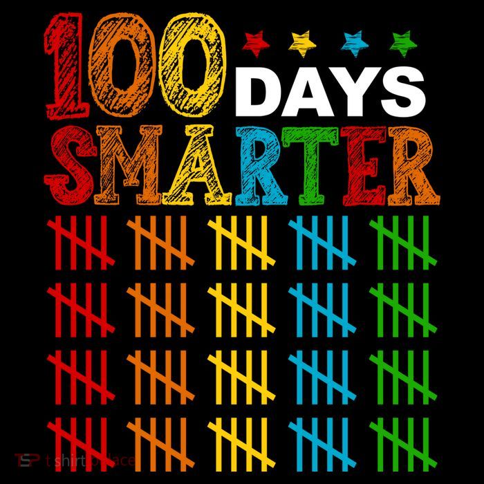 100 Days Smarter Cute Funny 100th Day Of School T-Shirt