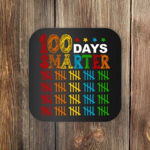 100 Days Smarter Cute Funny 100th Day Of School Coaster