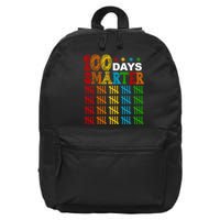 100 Days Smarter Cute Funny 100th Day Of School 16 in Basic Backpack