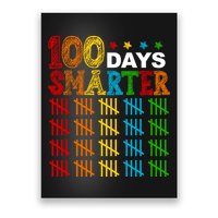 100 Days Smarter Cute Funny 100th Day Of School Poster