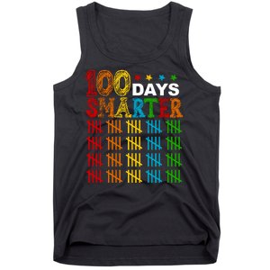 100 Days Smarter Cute Funny 100th Day Of School Tank Top