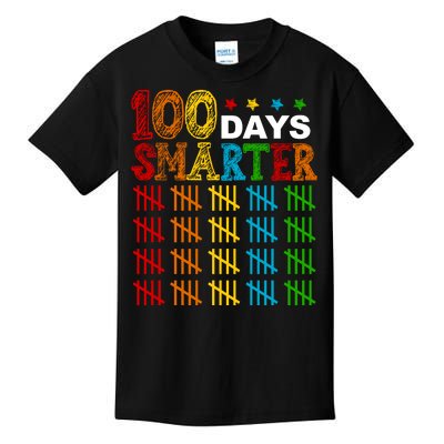 100 Days Smarter Cute Funny 100th Day Of School Kids T-Shirt