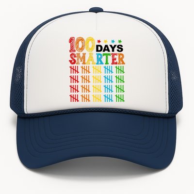 100 Days Smarter Cute Funny 100th Day Of School Trucker Hat