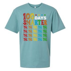 100 Days Smarter Cute Funny 100th Day Of School Sueded Cloud Jersey T-Shirt